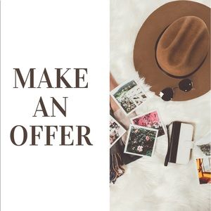 Can’t accept any offers if they aren’t made! :)